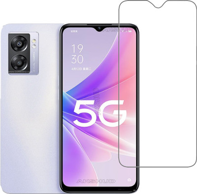 AKSHUD Tempered Glass Guard for OPPO A57 5G(Pack of 1)