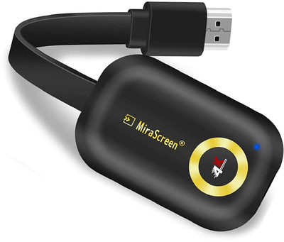 microware 4K HDMI Wireless Display Dongle WiFi HDMI Adapter Support Airplay DLNA Miracast Media Streaming Device(Black)