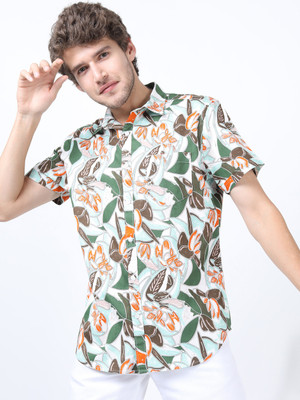KETCH Men Printed Casual Multicolor Shirt