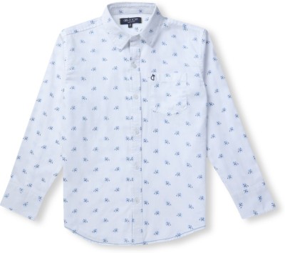 GINI & JONY Baby Boys Printed Casual White Shirt