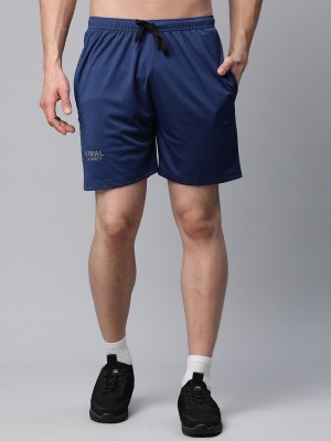 VIMAL JONNEY Solid Men Blue Sports Shorts