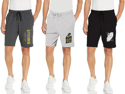 Kartblack Graphic Print Men Multicolor Regular Shorts