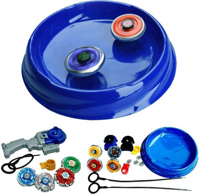 pflegen high Speed top Toys for with Stadium and 2 pcs of Metal Spinner and 2 launchers(Multicolor)