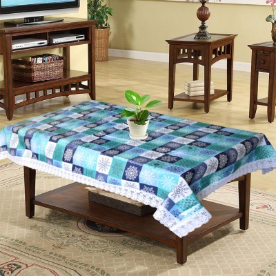 KUBER INDUSTRIES Checkered 4 Seater Table Cover(Multicolor, PVC)