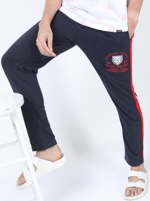 HIGHLANDER Solid Men Dark Blue Track Pants