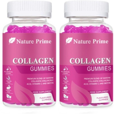 Nature Prime Collagen Skin Gummies for Anti Ageing & Skin Regeneration (SD20)(2 x 15 No)