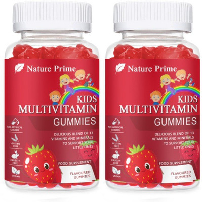 Nature Prime Multivitamin Gummies For Kids And Adults For Immunity(SD29)Premium(2 x 15 No)