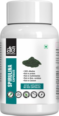 AE Naturals Spirulina Capsules 60 Caps(60 Capsules)