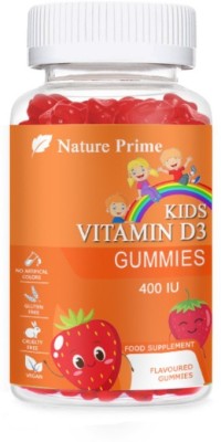 Nature Prime Calcium + Vitamin D Gummies Supplement for Kids (SD15)Ultra(30 No)