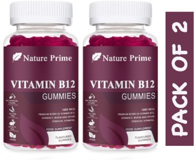 Nature Prime Vitamin D3 K2 B12 Gummies for Women, Men & Kids (SD46)(2 x 15 No)