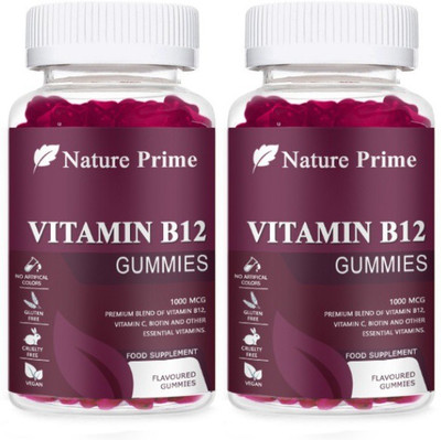 Nature Prime Vitamin D3 K2 B12 Gummies for Women, Men & Kids (SD31)Advanced(2 x 15 No)