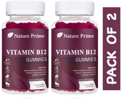 Nature Prime Vitamin D3 K2 B12 Gummies for Women, Men & Kids (SD46)Advanced(2 x 15 No)