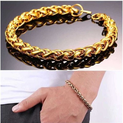 Shiv Omkar Brass Gold-plated Bracelet