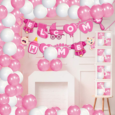 ZYOZI Baby Goy Welcome Home Decoration Kit for Baby Shower / Welcome Party(Pack of 26)(Set of 26)