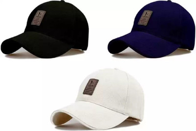 SPORT COLLECTION Self Design Sports/Regular Cap Cap(Pack of 3)