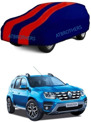 ATBROTHERS Car Cover For Renault Duster (Without Mirror Pockets)(Blue, Red)