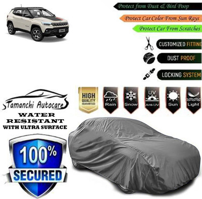 Tamanchi Autocare Car Cover For Jeep Compass 1.4 Limited Option Petrol(Grey)