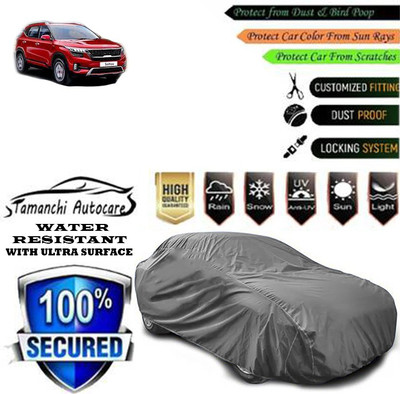 Tamanchi Autocare Car Cover For Kia Seltos HTK Plus 1.5 Diesel(Grey)