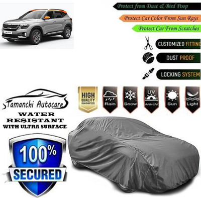 Tamanchi Autocare Car Cover For Kia Seltos HTK Plus AT 1.5 Diesel(Grey)