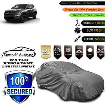 Tamanchi Autocare Car Cover For Jeep Compass 2.0 Limited Option Black Diesel(Grey)