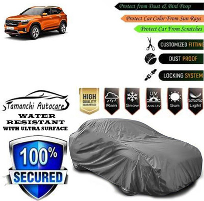 Tamanchi Autocare Car Cover For Kia Seltos HTX 1.5 Dual Tone(Grey)