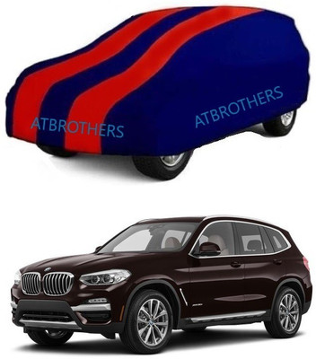 SRI GORAKHNATH TRADERS Car Cover For BMW X3 xDrive 30i Luxury Line Petrol (Without Mirror Pockets)(Blue, Red)