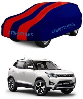 ATBROTHERS Car Cover For Mahindra XUV300 W4 Diesel (Without Mirror Pockets)(Blue, Red)