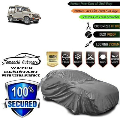 Tamanchi Autocare Car Cover For Maruti Suzuki Gypsy King(Grey)