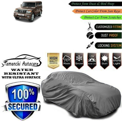 Tamanchi Autocare Car Cover For Mahindra Bolero LX 4WD NON AC BS3(Grey)
