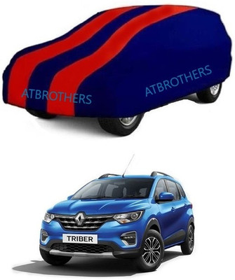 ATBROTHERS Car Cover For Renault Triber RXZ (Without Mirror Pockets)(Blue, Red)