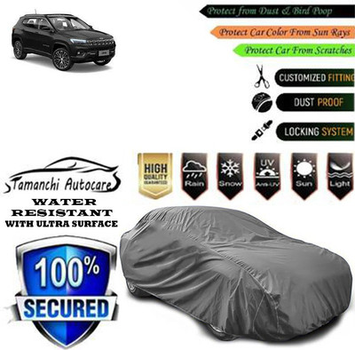 Tamanchi Autocare Car Cover For Jeep Compass 1.4 Longitude Option Petrol(Grey)