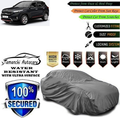Tamanchi Autocare Car Cover For Kia Seltos HTE 1.5 Diesel(Grey)