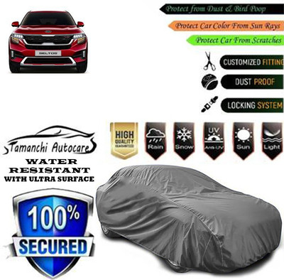 Tamanchi Autocare Car Cover For Kia Seltos HTK Plus AT D Diesel(Grey)