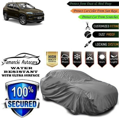 Tamanchi Autocare Car Cover For Jeep Compass 1.4 Sport Petrol(Grey)