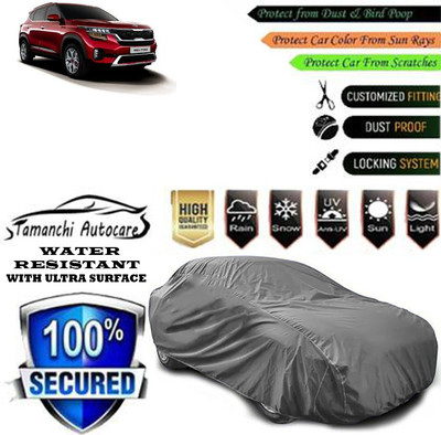 Tamanchi Autocare Car Cover For Kia Seltos HTX 1.5 Diesel(Grey)