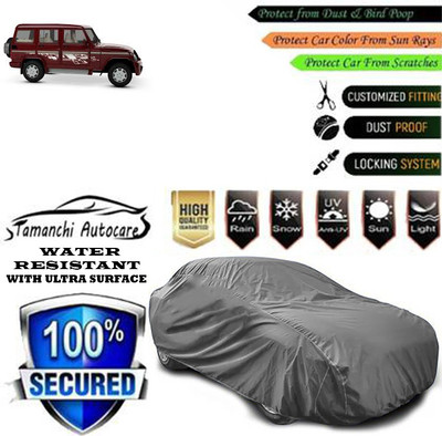 Tamanchi Autocare Car Cover For Mahindra Bolero(Grey)