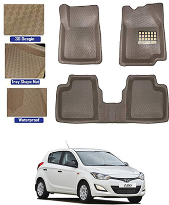 RKPSP PVC Tray Mat For  Hyundai i20(Beige)