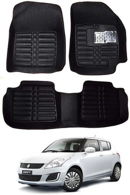 RKPSP Plastic 5D Mat For  Maruti Suzuki Swift(Black)