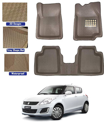RKPSP PVC Tray Mat For  Maruti Suzuki Swift(Beige)