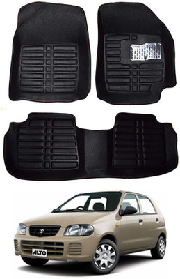 RKPSP Plastic 5D Mat For  Maruti Suzuki Alto(Black)