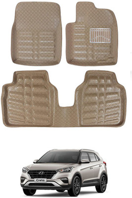 RKPSP Plastic 5D Mat For  Hyundai Creta(Beige)