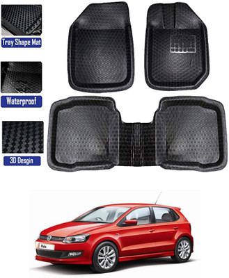 RKPSP PVC Tray Mat For  Volkswagen Polo GT(Black)