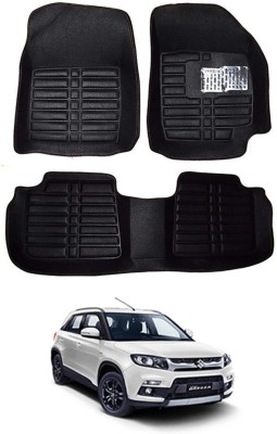 RKPSP Plastic 5D Mat For  Maruti Suzuki Vitara Brezza(Black)