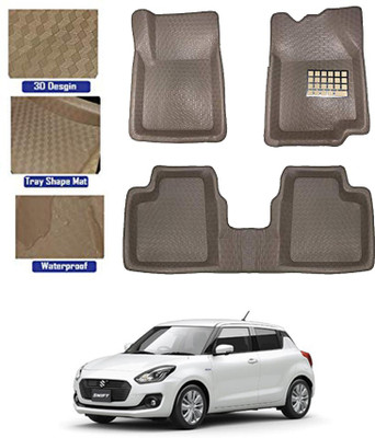 RKPSP PVC Tray Mat For  Maruti Suzuki Swift(Beige)