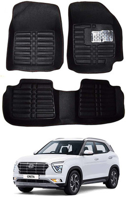 RKPSP Plastic 5D Mat For  Hyundai Creta(Black)