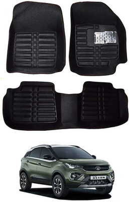 RKPSP Plastic 5D Mat For  Tata Nexon(Black)