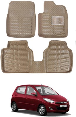 RKPSP Plastic 5D Mat For  Hyundai i10(Beige)