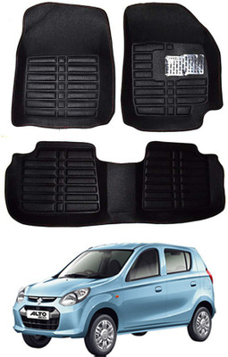 RKPSP Plastic 5D Mat For  Maruti Suzuki Alto 800(Black)