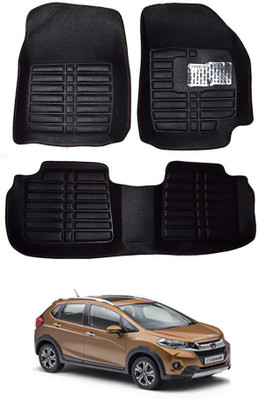 RKPSP Plastic 5D Mat For  Honda WR-V(Black)