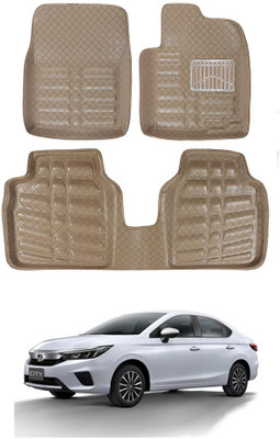 RKPSP Plastic 5D Mat For  Honda City(Beige)